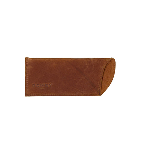 Glasses Sleeve / Cedar leather